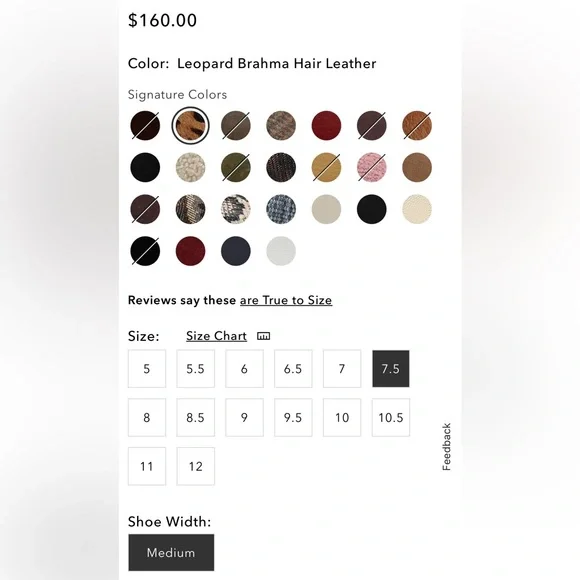 Sam Edelman Leopard Brahma Hair Leather Ballet Flats 7 1/2 NWT - Picture 9 of 14